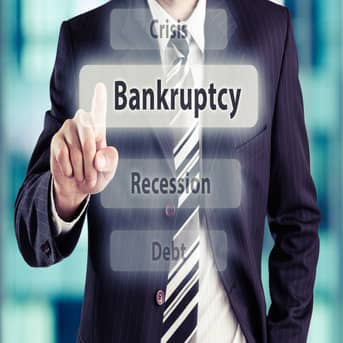 Voluntary application for Bankruptcy.